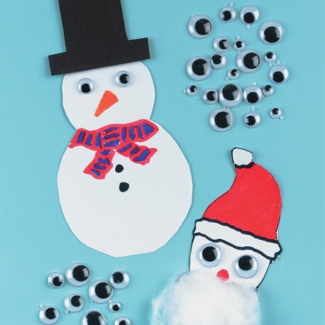 Set 100 ochisori mobili autoadezivi - Baker Ross Set 100 ochisori mobili autoadezivi - Baker Ross