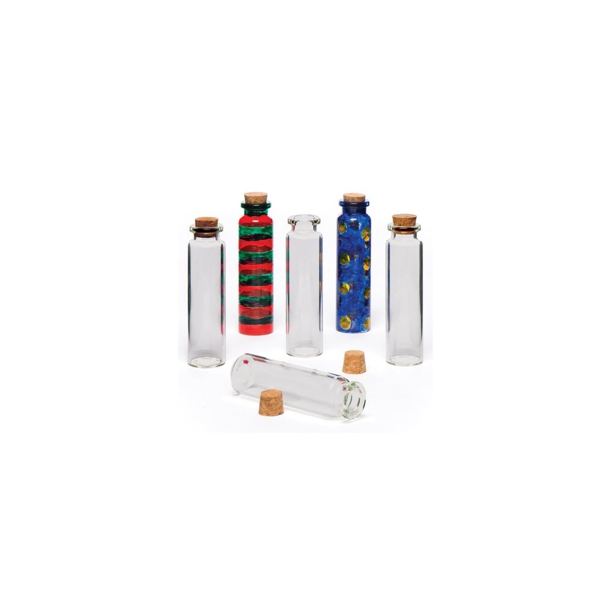 Set 8 ministiclute cu capac