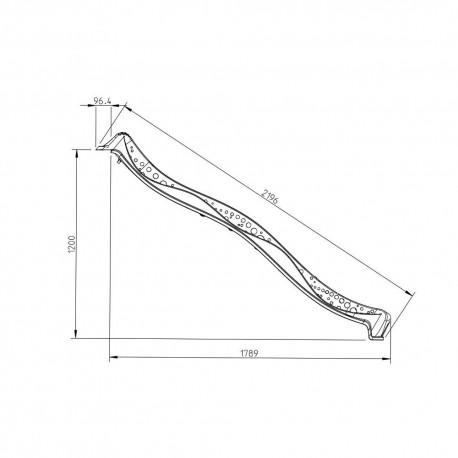 Tobogan Yulvo verde deschis pentru copii Tobogan Yulvo verde deschis pentru copii