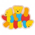 Puzzle din lemn Trei Ursuleti
