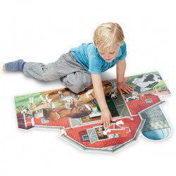 Puzzle de podea Ferma cu animale