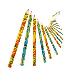Set 24 creioane colorate Curcubeu