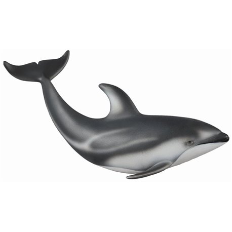 Figurina Delfin de Pacific cu lateralele albe M Collecta
