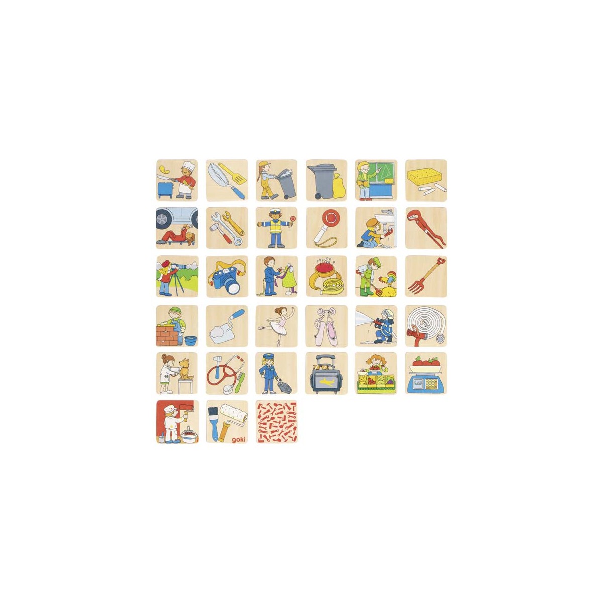 Joc de memorie si asociere Meseriile