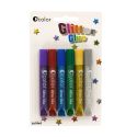 Set 6 flacoane lipici glitter colorat