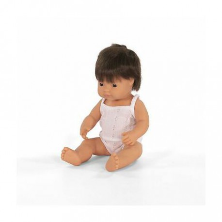 Papusa educationala 38 cm Baietel European Brunet Papusa educationala 38 cm Baietel European Brunet