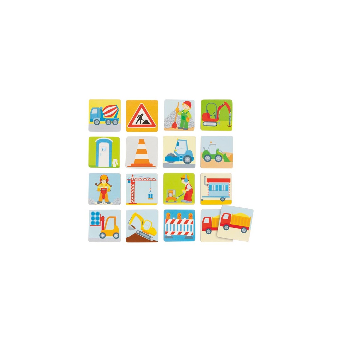 Joc de memorie Santierul de constructii