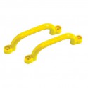 Set manere din plastic 25 cm Galben