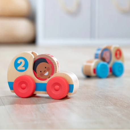 Set de doua masinute din lemn colectia GO TOTs Set de doua masinute din lemn colectia GO TOTs