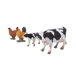 Set de 4 figurine pictate manual Ferma 1 89263