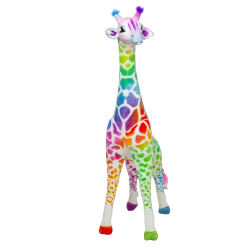 Melissa&Doug - Girafa gigant din plus Rainbow