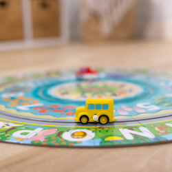 Puzzle de podea circular pentru invatarea numerelor si literelor (limba engleza) Tarmul marii