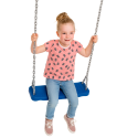 Leagan din cauciuc cu lant albastru