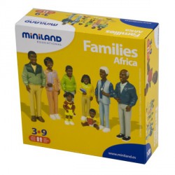 Figurine familie africana Miniland