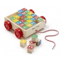 Melissa&Doug - Carucior cu cuburi ABC
