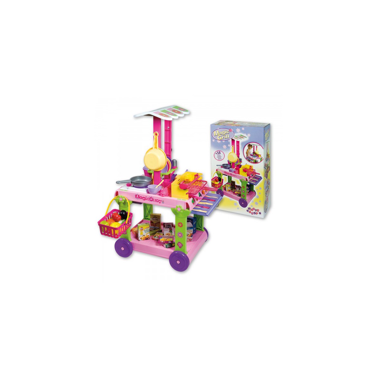 Set de joaca bucatarie cu gratar Androni Giocattoli